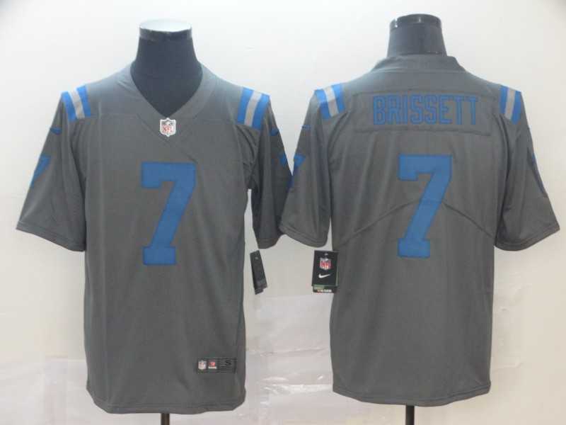 Nike Colts 7 Jacoby Brissett Gray Inverted Legend Limited Jersey,We sell and wholesale Nike Colts 7 Jacoby Brissett Gray Inverted Legend Limited Jersey on line form chian!